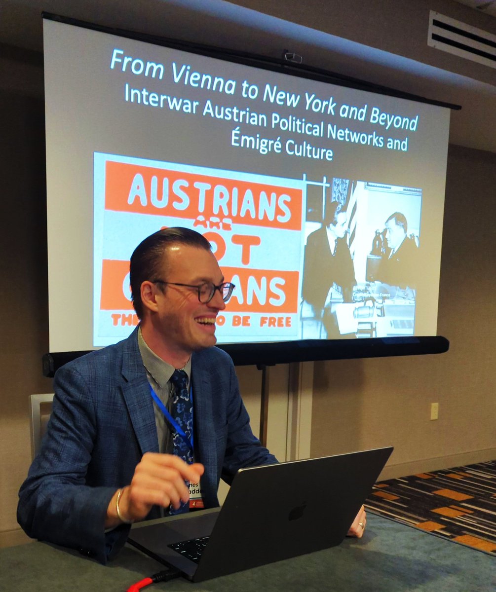 Thank you to <a href="/aseeestudies/">ASEEES</a> for hosting a fantastic conference in Boston!

At the Botstiber panel, "Habsburg Experts between Austria-Hungary and the United States", our current research fellows presented their ongoing projects, ranging from transatlantic law to cybernetics