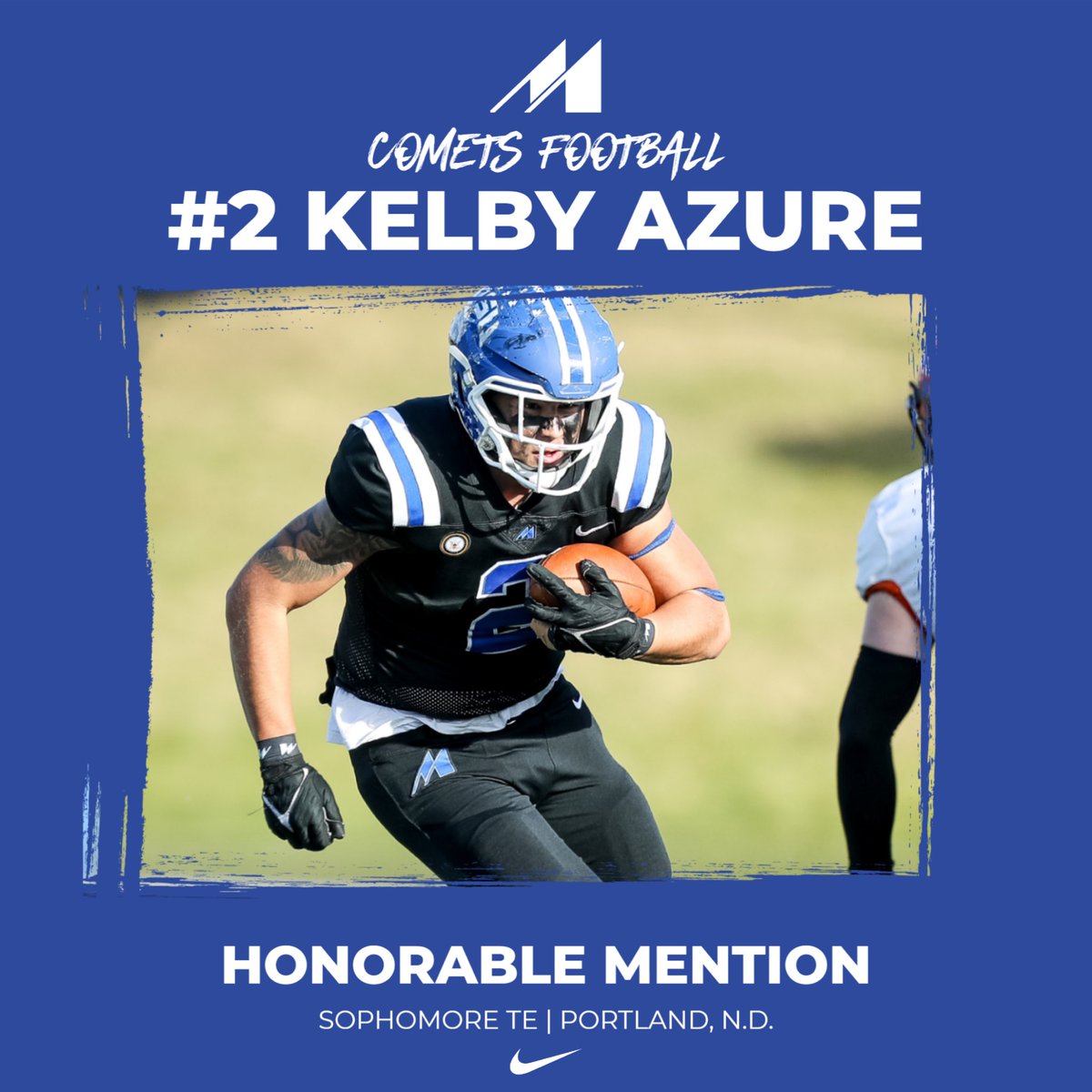 🏈| Congratulations Richie Shelton, Xyler Carlson, Anthony Johnson &amp; Kelby Azure for being named All-Conference Honorable Mention!