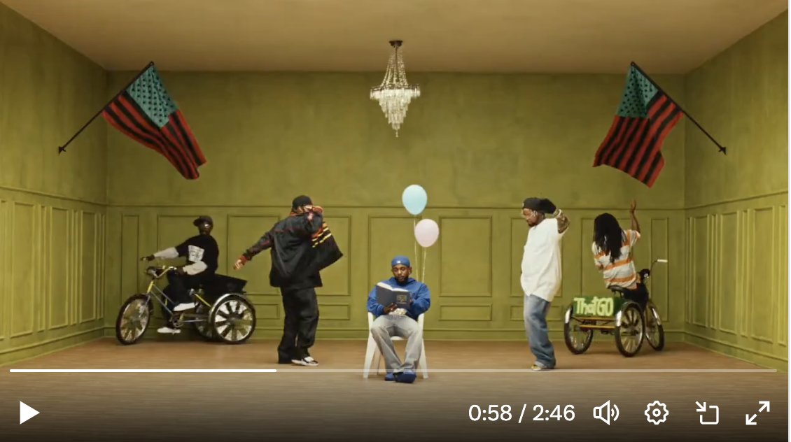 DiirtyOverYou's tweet photo. They got scraper bikes in the 'Squabble Up' video lmao #ThatGO https://t.co/m6PnlQTpKd