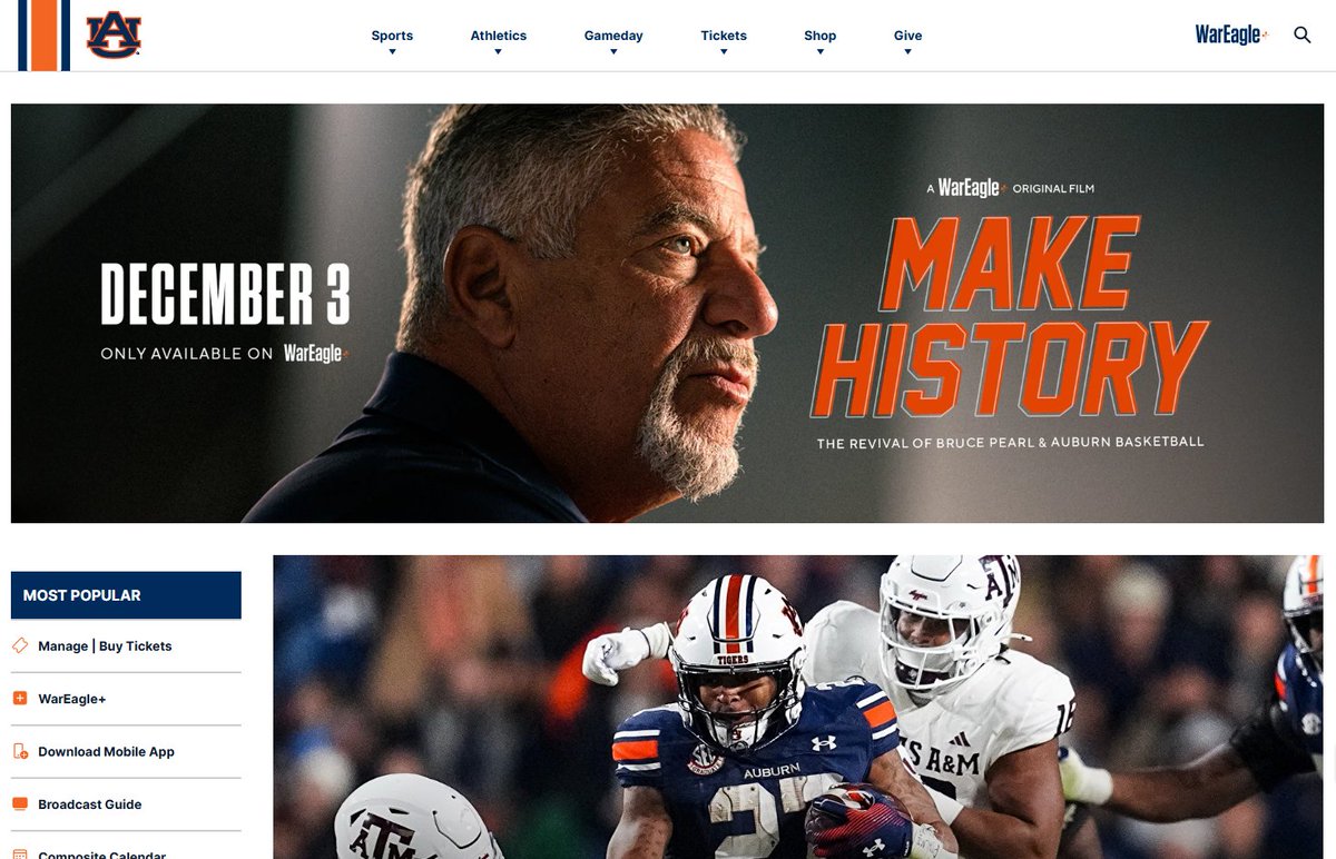 Will be on the short list of best docs we've ever produced. <a href="/AuburnMBB/">Auburn Basketball</a> fans will love it.
