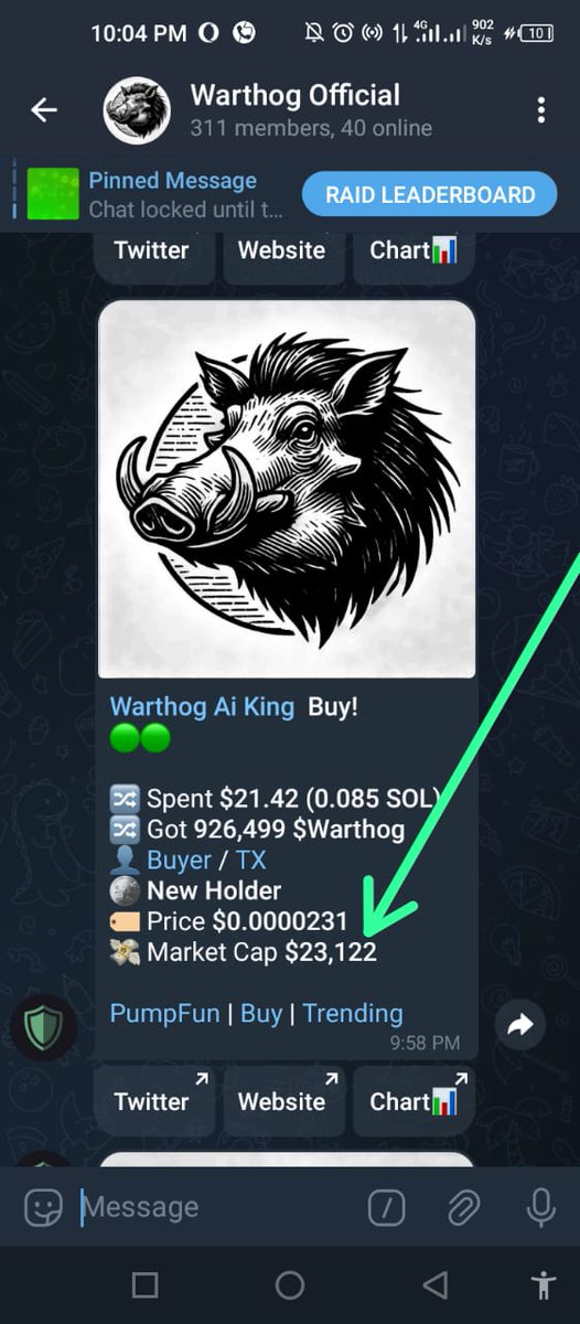 Warthogai's tweet photo. @unaboysweb3 If you hold $pnut $mist $act $fred then you should also hold $Wart hogai ... 

Ca: CPiwoLdYJxVJEH7X5Lrc8rtCeVeJT67FDcbWqAg1pump

Follow us 
@Warthogai @una
  .. 

Let's send it to millions... https://t.co/cUiAjRFKV9