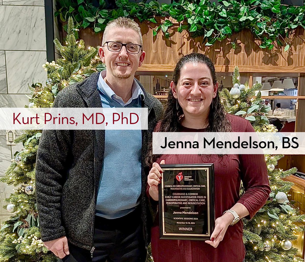 Lillehei Heart Institute (@lilleheihrt) on Twitter photo Congratulations to <a href="/kurt_prins/">Kurt Prins</a> lab member Jenna Mendelson, BS for winning the Cournand and Comroe Young Investigator Award at the November AHA meeting! <a href="/Jenna_Mendelson/">Jenna Mendelson</a> #UMNheart #UMNresearch #UMNproud Congratulations to <a href="/kurt_prins/">Kurt Prins</a> lab member Jenna Mendelson, BS for winning the Cournand and Comroe Young Investigator Award at the November AHA meeting! <a href="/Jenna_Mendelson/">Jenna Mendelson</a> #UMNheart #UMNresearch #UMNproud