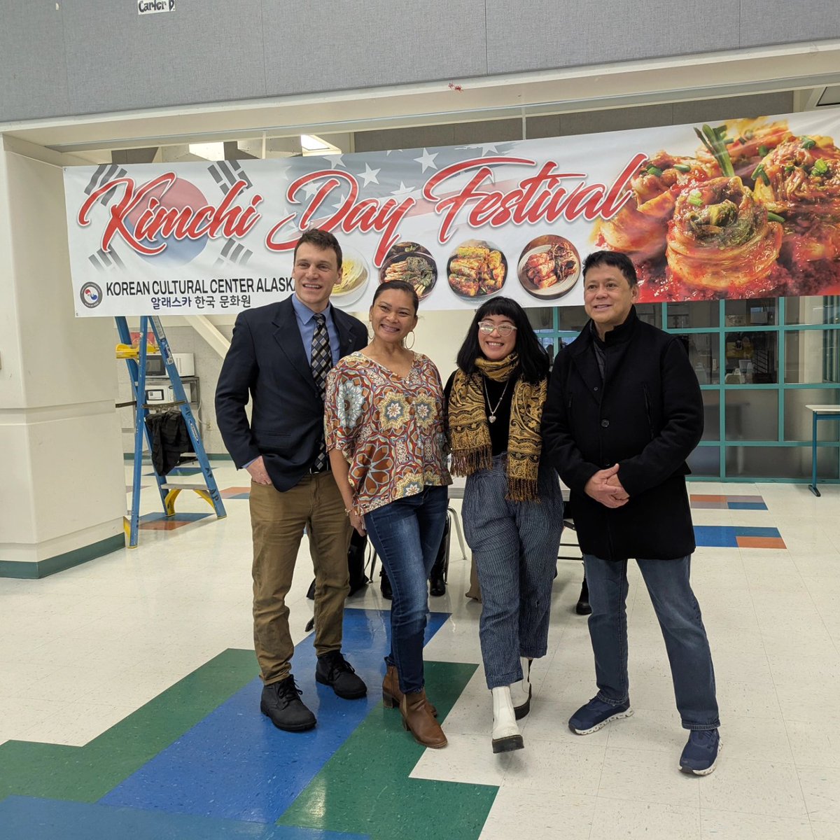 Sen_Dunbar's tweet photo. Last week, I had the opportunity to attend Anchorage's first #KimchiDay, a celebration of this important part of Korean culture, put on by the Korean Cultural Center of Alaska. It's held on 11/22, to recognize Kimchi's 11 traditional ingredients and 22 health benefits! #akleg https://t.co/y8Cl5l8Qdb
