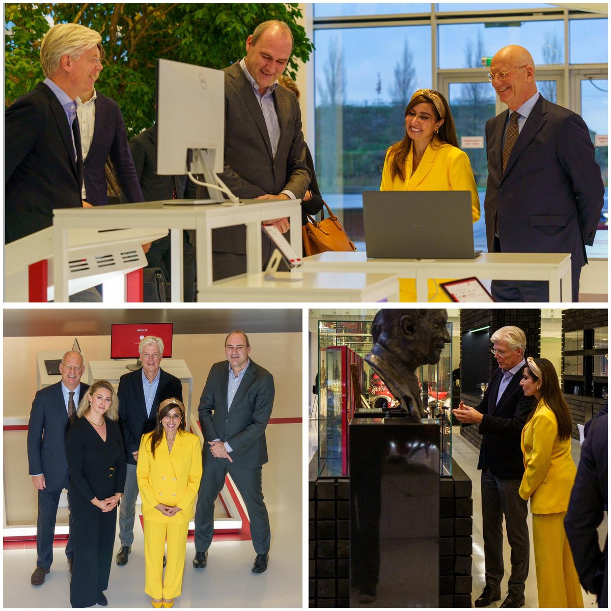 It was a pleasure to have the United States Ambassador Shefali Razdan Duggal <a href="/usambnl/">U.S. Ambassador to the Netherlands</a> visit the Lely Campus today as guest of Lely and <a href="/FME_NL/">FME</a> . Thank you also to co-hosts Alexander van der Lely and Theo Henrar
#lely #farminginnovators
