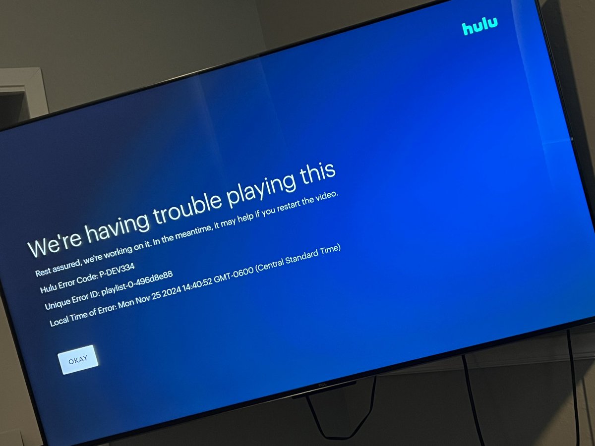 thekidTan's tweet photo. @hulu_support literally every single time I try to watch The Sopranos this happens and then I finally get to watch an episode and it happens again https://t.co/1VsBZBb8Hu