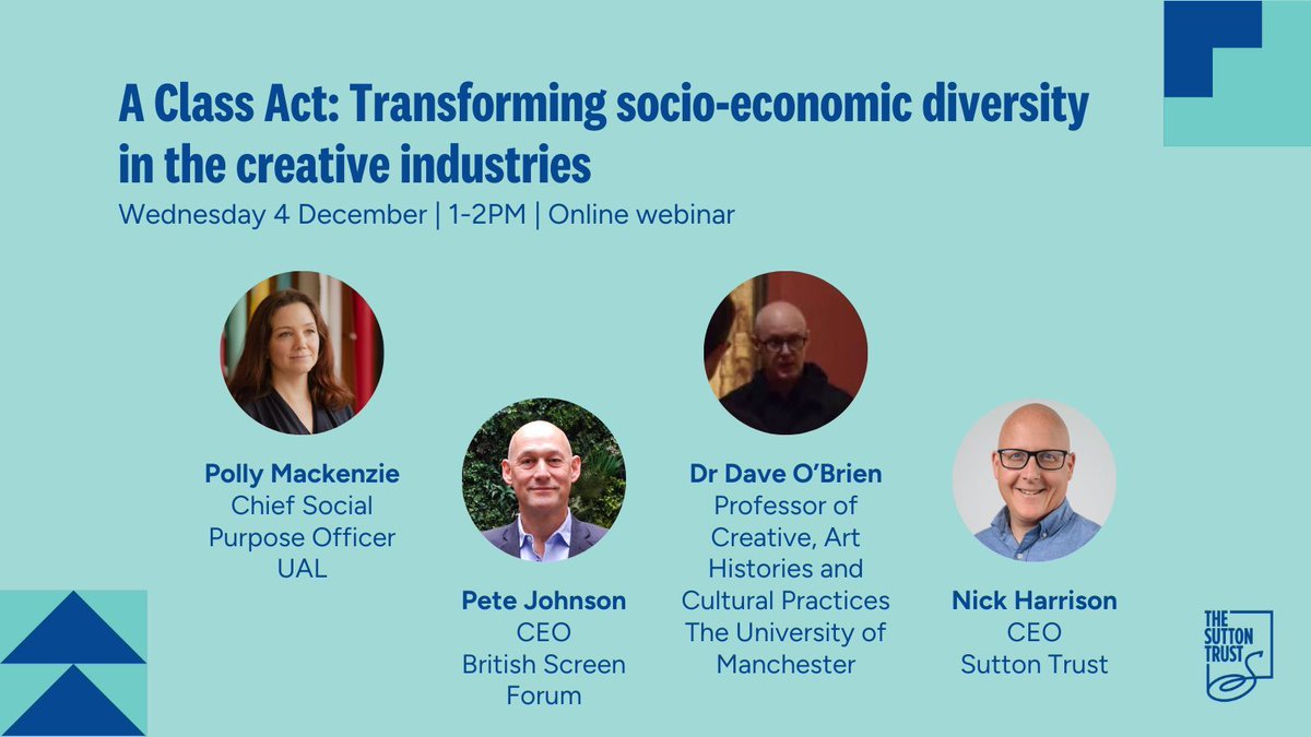 The Sutton Trust tweet media