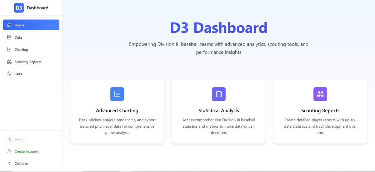 d3-dashboard.com is now live! Please report any bugs to me. Meant for larger screen widths, but will be working on viewing table data better on phones. 

Will be adding new features over the next few weeks, months, but super excited to get this version 1.0 out!