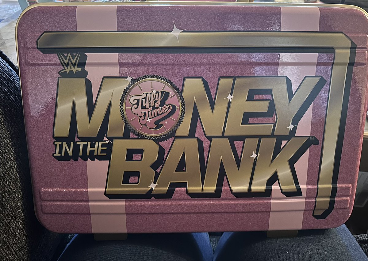 dreaC33664's tweet photo. My @tiffstrattonwwe money in the bank briefcase came!!!! It’s the cutest! I love it! #WWE https://t.co/pXfzB5cQ8n