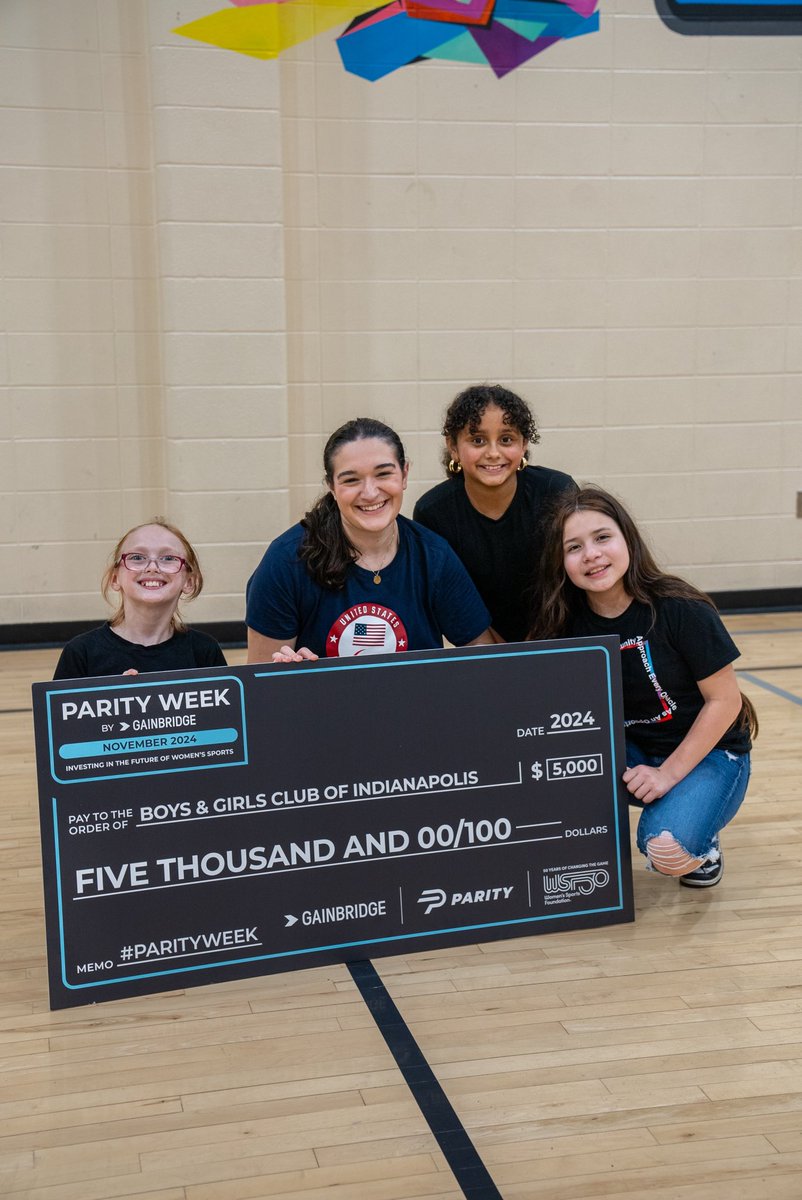 1001Sponsorship's tweet photo. Learning volleyball from the best! 🏐🌟
2x Paralympic gold medalist @emmaschieck04 joined us at @BGCINDY for an incredible #ParityWeek grant-funded volleyball clinic! https://t.co/GOsnWuUp43