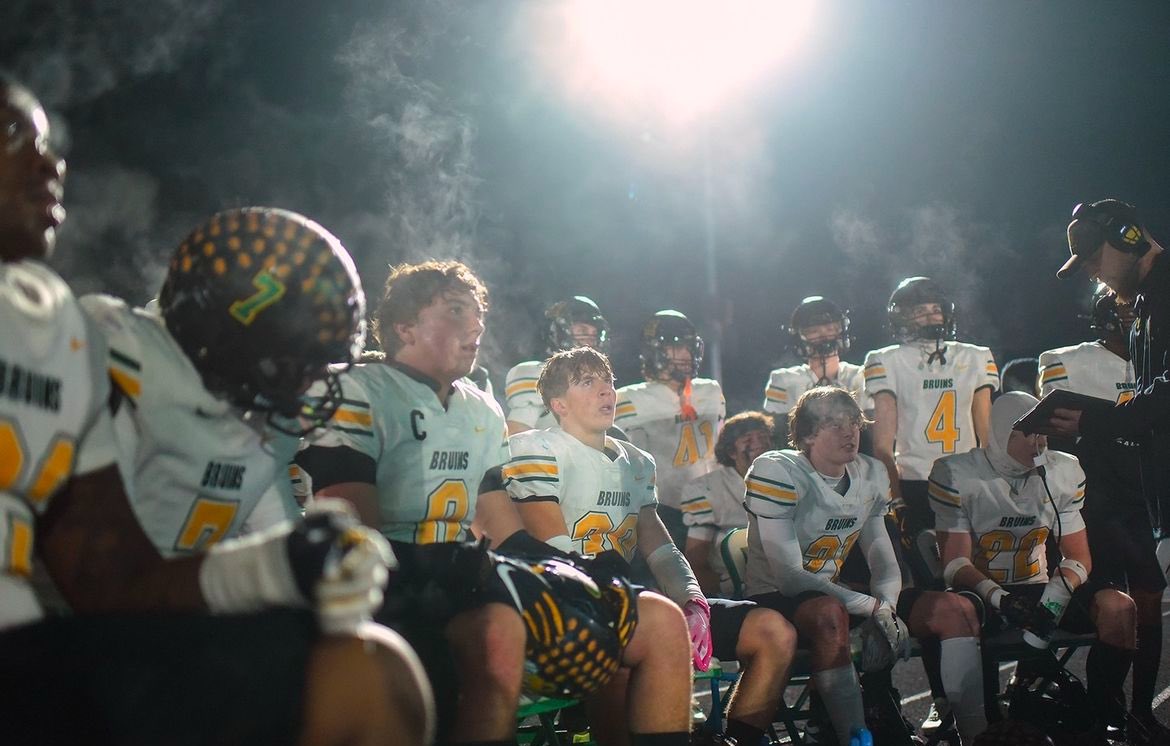 Darkside Defense by the #’s:

32 - Years since 10 win Szn
28 - Takeaways
21 - Turnover on Downs
18 - Points Per Game
11 - Blocked Kicks
10 - DEF Scores
5 - Goalline Stands
3 -  Straight Quarterfinals appearances 
2 - Back to back District Champs
1 - CMAC Champs

RUN. HIT. TAKE!