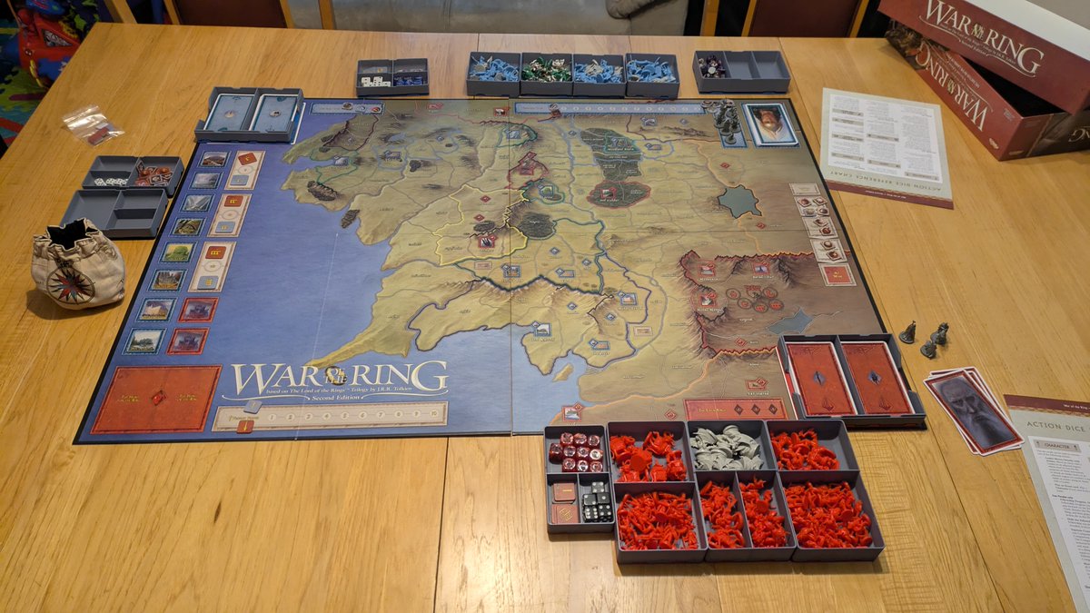 i always enjoy keeping games organized, and I love trays that work in the box and while you play