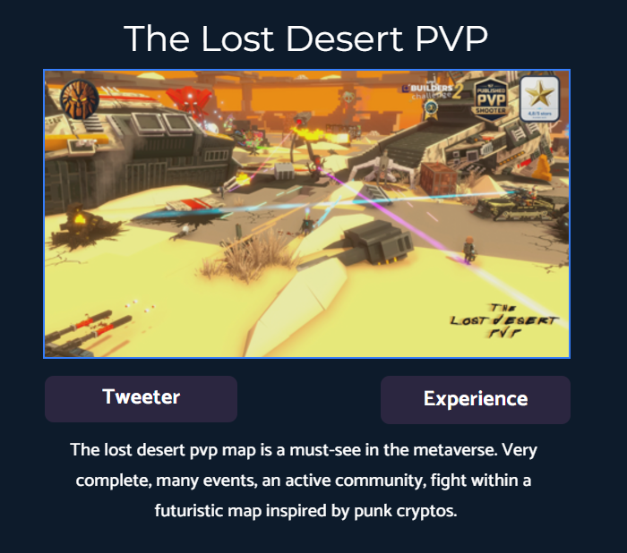 From Stocks to Soil: Growing Profits🚀💰 (@planetz_pltz) on Twitter photo 🕹️As promised, the selection of the best multiplayer games on the sandbox metaverse begins.
🕹️And first, it's the lost desert pvp map that comes back in the favorite list 🤩
theleagueofdefendersftm.xyz/multiplayer-ga…
<a href="/TheSandsquad/">The Sand Squad</a>
#Thesandbox #multiplayer #game 🕹️As promised, the selection of the best multiplayer games on the sandbox metaverse begins.
🕹️And first, it's the lost desert pvp map that comes back in the favorite list 🤩
theleagueofdefendersftm.xyz/multiplayer-ga…
<a href="/TheSandsquad/">The Sand Squad</a>
#Thesandbox #multiplayer #game