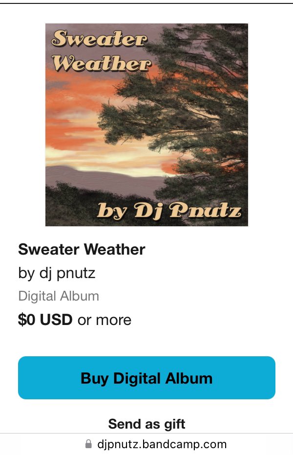 If you’re looking for a couple song to add to your thanksgiving/holiday playlist here you go. #sweaterweather #djpnutz #thanksgiving #holiday #thanksgivingmusic #holidaymusic #new #newmusic #bandcamp 
djpnutz.bandcamp.com/album/sweater-…