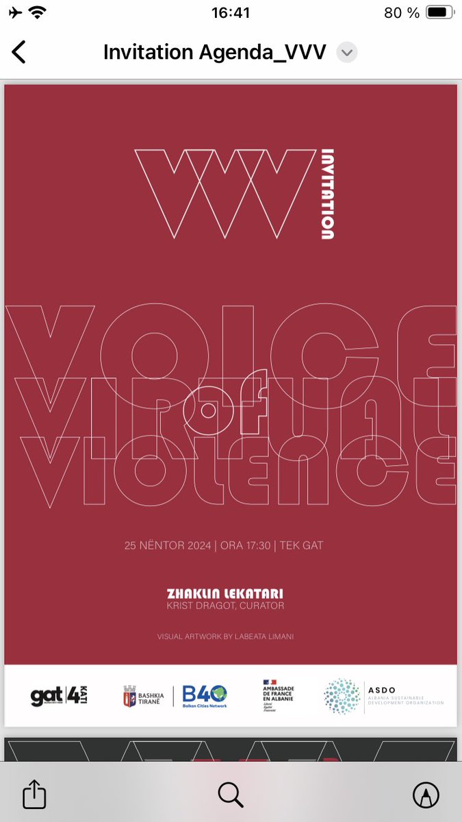 CatherineSuard's tweet photo. 👏🏻@zhaklinlekatari @BashkiaTirane #ASDO pour cette exposition qui porte la voix des femmes 🚺
Pour le #25novembre, la 🇫🇷 rappelle son engagement pour prévenir et lutter contre toutes les formes de violence à l’égard des femmes. #ToutesEtTousEgaux #ArretonsLesViolences#pasdexcuse https://t.co/pbpiDdS1vO