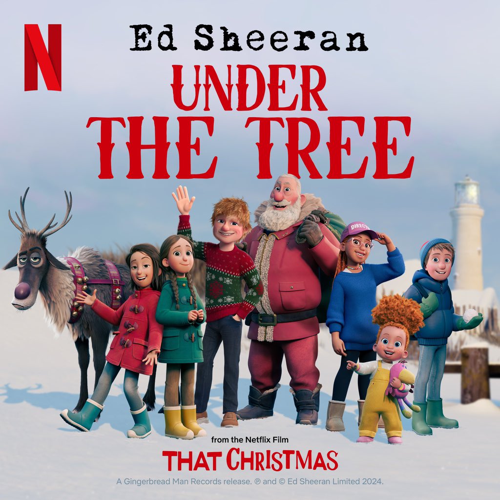 TeamSheeranBRA's tweet photo. Então é Natal! 🎄🎅

@edsheeran divulgou que amanhã teremos “Under The Tree”, sua trilha sonora para o filme Aquele Natal da @NetflixBrasil ♥️ https://t.co/xgm0mCmpgs