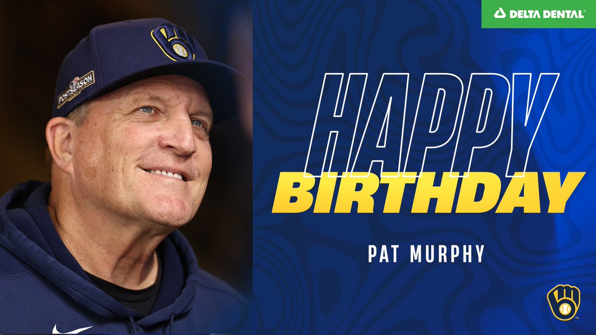 Brewers's tweet image. Happy birthday Murph! 

#DeltaDentalBirthdays