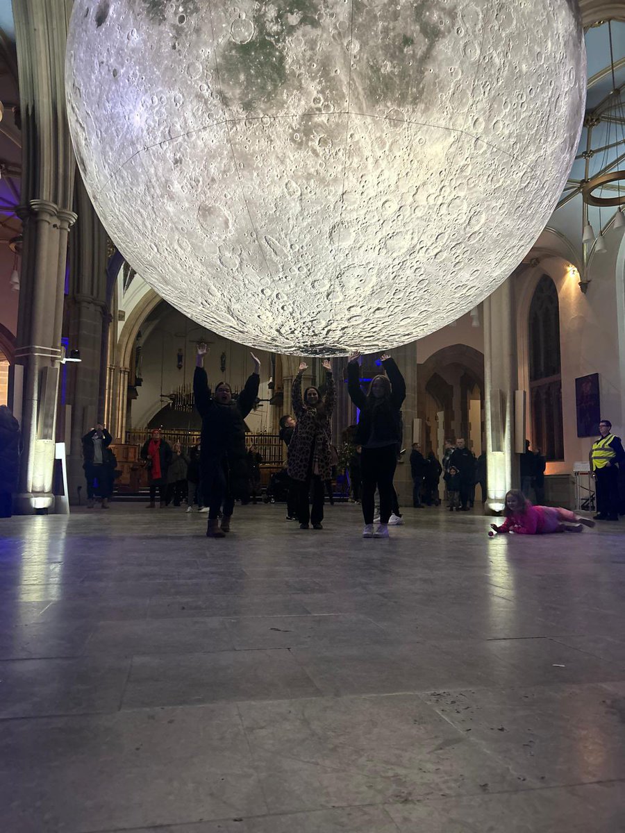 Young people from the TYS project had a great time at Blackburn Cathedral visiting the moon exhibition #Enjoy #Learn #Achieve #TYS #YPS