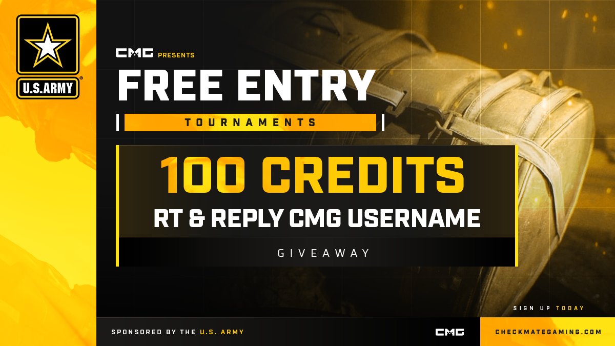 Who deserves some credits?

Giveaway Ends Sunday 8PM EST

checkmategaming.com