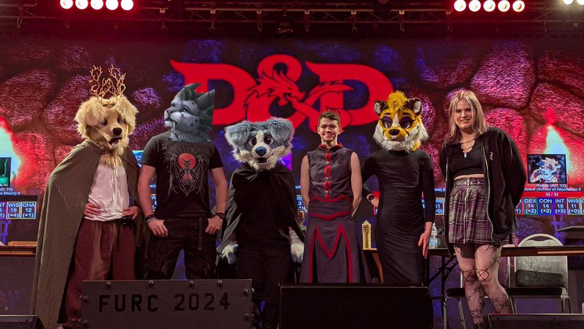 KodiBarks's tweet image. Thank you so much to @TaylorSabreWah @GooseberryFool @FinchCollie, Ran, and of course our amazing DM @Ajax_Hell_Sabre for an amazing game of Dungeons and Donations at @Furcationevent 

And thank you to everyone who donated to change the outcome! Over £650 raised for charity!!!