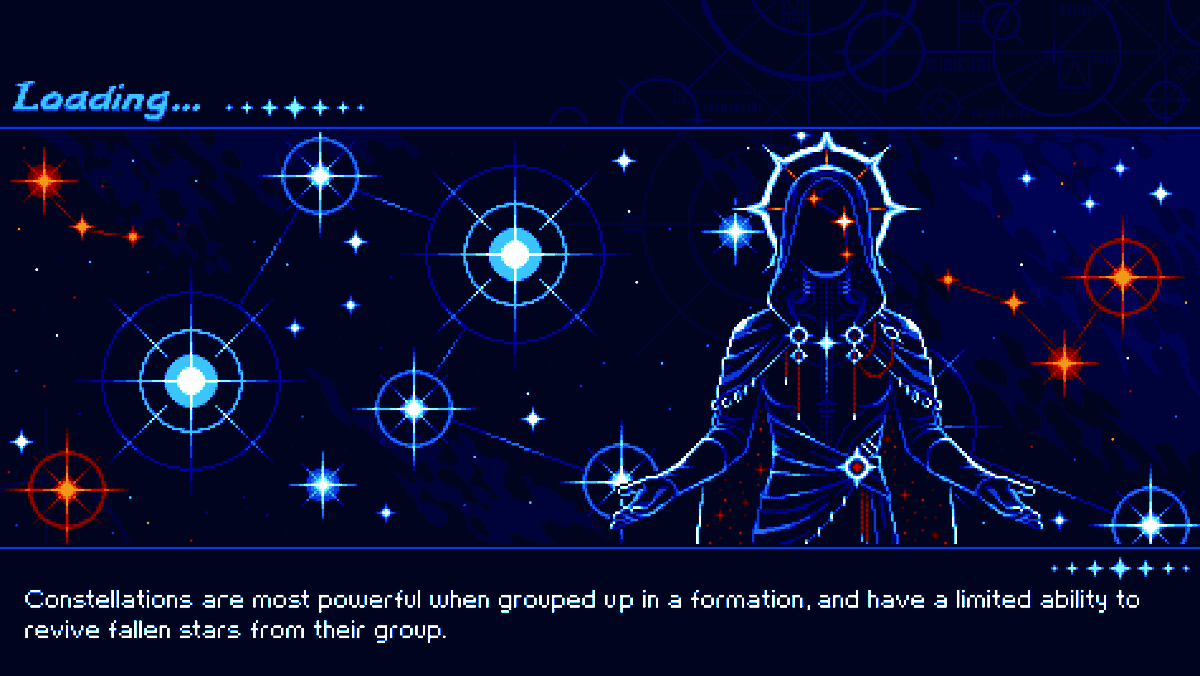 Thinkin about space. And magic. And loading screen tips for a game about space magic.