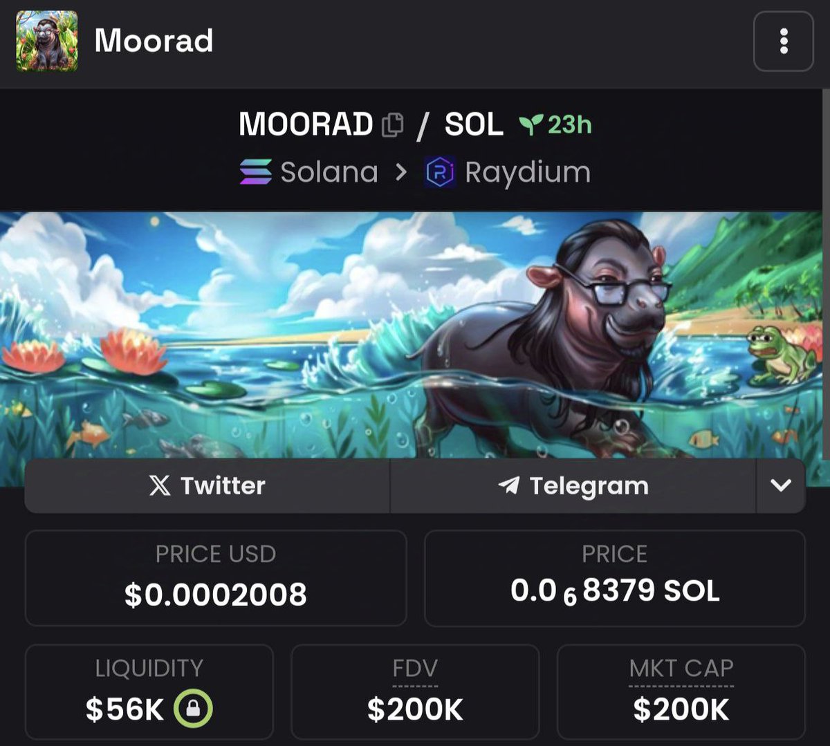 $MOORAD just hit a $300k MCAP in less than a day. Your guys are amazing!

And you don't even realize how early you are.