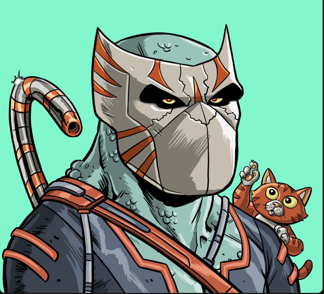 TexasHaas's tweet photo. Big thanks to Lisa Fogarty for this DOPE ASS art ! My SLY mutant with his Boo thang! Happy Holidays! Merry Texmas! #teamsnowflake @metahero_pv @chriswahl73 @jpeg_king @pixelvault_ @BigRedOak4 @Gfunkera86 @PlayBattlePlan @foundersdao @GoozEggz @nftlisa https://t.co/Dlpt3vIbRe