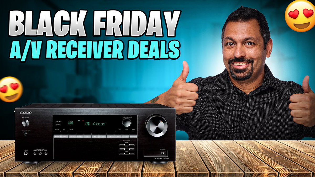 Black Friday is upon us and I've put together a list of the best A/V Receiver deals - youtu.be/zQqGwhX7AFE

#BlackFriday #hometheater #dolbyatmos