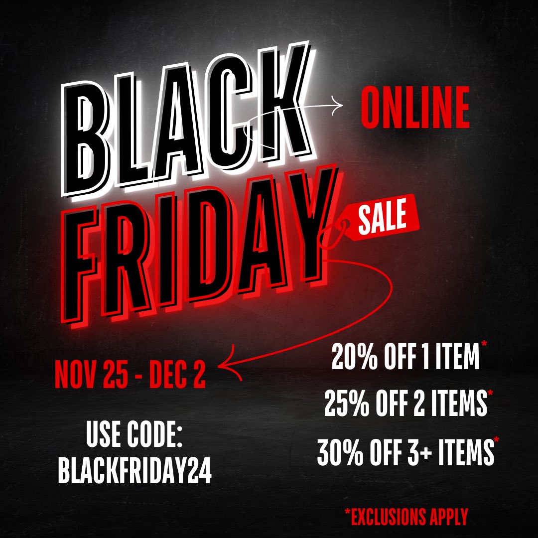 Click the link in our bio to start your Black Friday shopping today!
