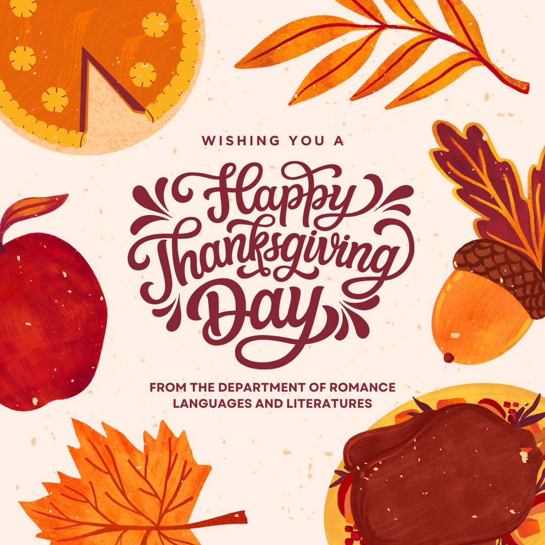 Happy Thanksgiving day to our amazing RLL community! We are so grateful to study and work with you year-round!