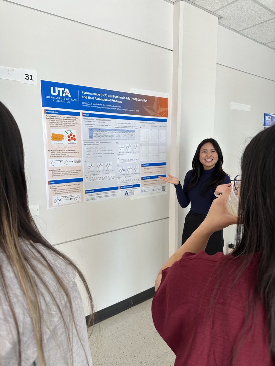 UTA_ugresearch's tweet photo. And that's a wrap on a semester of incredible research presented by our LSAMP, UROP, and UGRAP students at the Poster Presentation Showcase.🎉
We are proud and amazed to see the creativity, dedication and hard-work students do. Keep it going!!💡
#LSAMP #UROP #UGRAP #utaresearch https://t.co/mSxob3hhFx