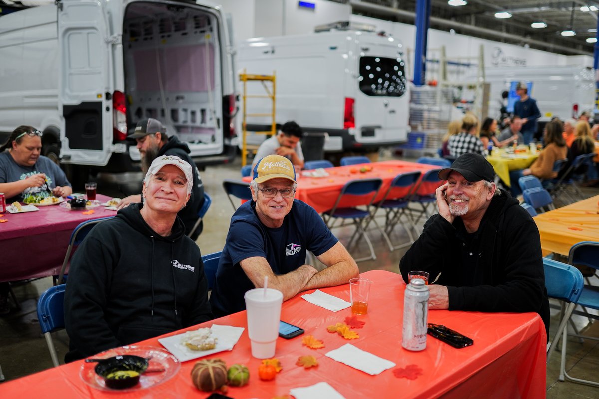 MSVehicles's tweet image. You&apos;re looking at the heart and soul of MSV – our incredible crew! We&apos;re so thankful to have each and every one of them as part of our team. This Thanksgiving, we’re celebrating the amazing talent and dedication that make our specialty vehicles a reality! 🦃💙