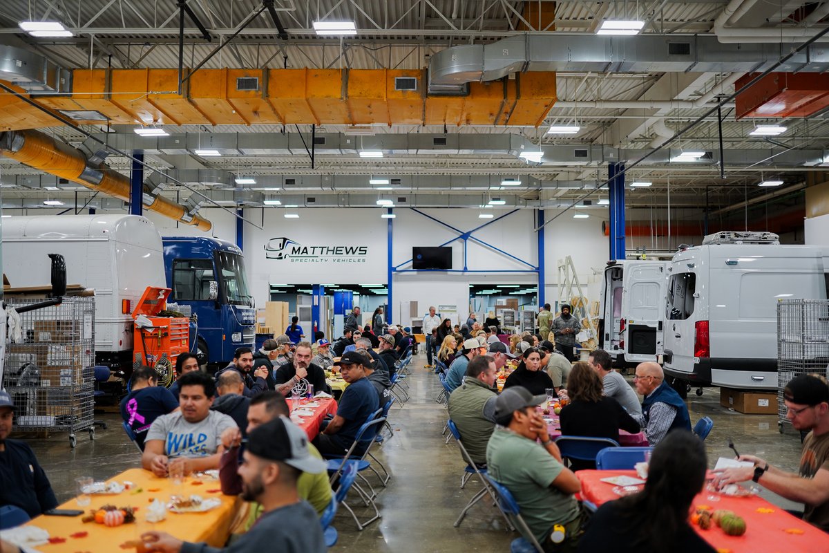 MSVehicles's tweet image. You&apos;re looking at the heart and soul of MSV – our incredible crew! We&apos;re so thankful to have each and every one of them as part of our team. This Thanksgiving, we’re celebrating the amazing talent and dedication that make our specialty vehicles a reality! 🦃💙