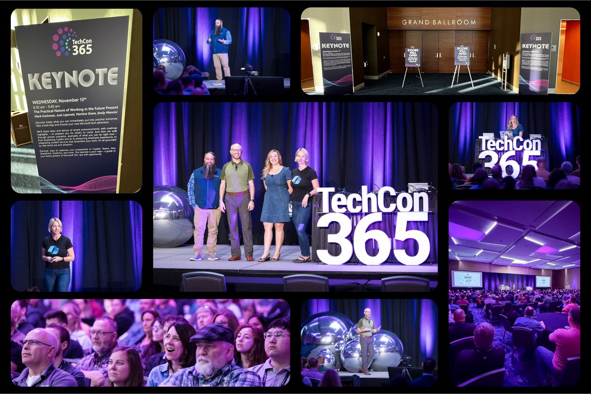 Microsoft Adoption & Community (@msftadoption) on Twitter photo EVENT RECAP | <a href="/TechCon365/">TechCon 365, PWRCON & DATACON</a> - Dallas, 2024: techcommunity.microsoft.com/blog/community…
"Getting to build lasting relationships with people who are in your area of work is something you can’t beat." - TechCon 365 - Dallas attendee.
🧵1of2 EVENT RECAP | <a href="/TechCon365/">TechCon 365, PWRCON & DATACON</a> - Dallas, 2024: techcommunity.microsoft.com/blog/community…
"Getting to build lasting relationships with people who are in your area of work is something you can’t beat." - TechCon 365 - Dallas attendee.
đź§µ1of2
