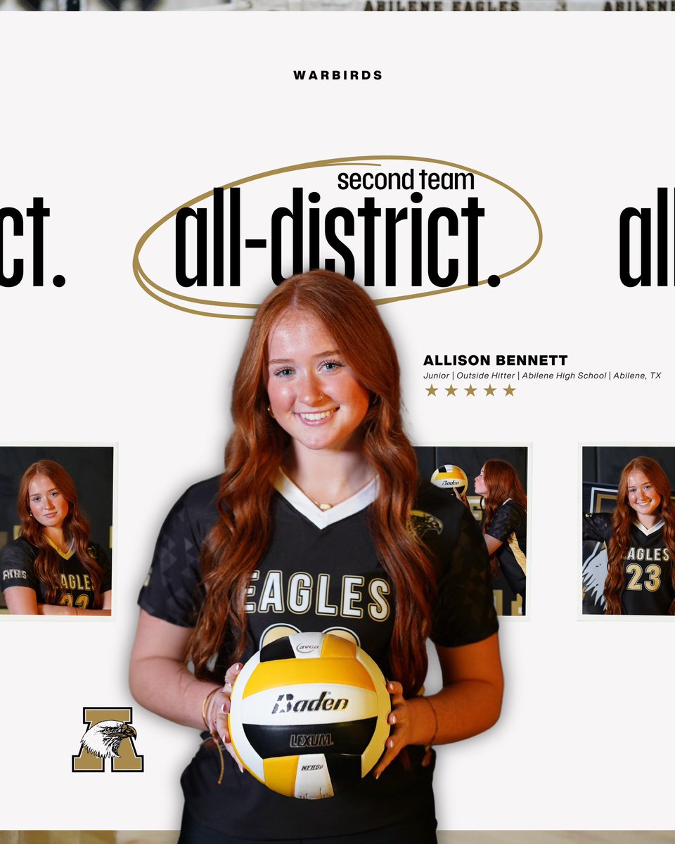 AHSEagleVB's tweet photo. 2nd Team All-District

Allie Bennett
Ava Breckenridge https://t.co/AyATOLqs3t