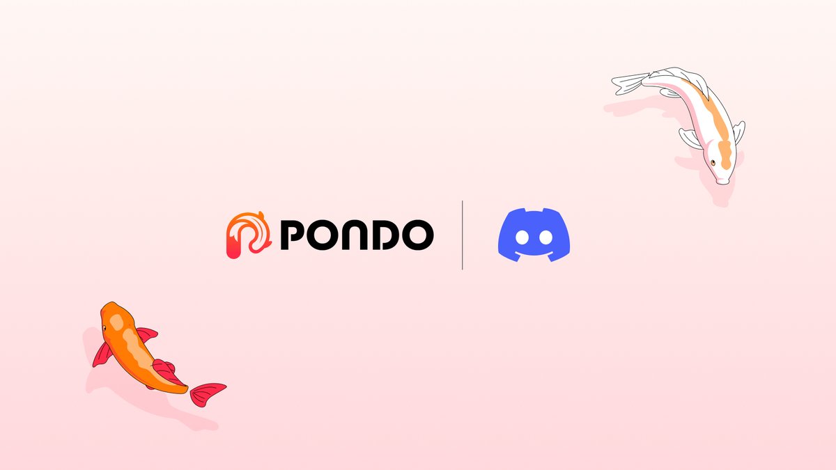 The Pondo Protocol Discord is officially LIVE! 🎏

Be one of the first 50 to join and claim the exclusive Pondo Primero OG role in our get-roles channel! 🐟

Let's build the community together 🤝

Join now: 👉 discord.gg/Pondo