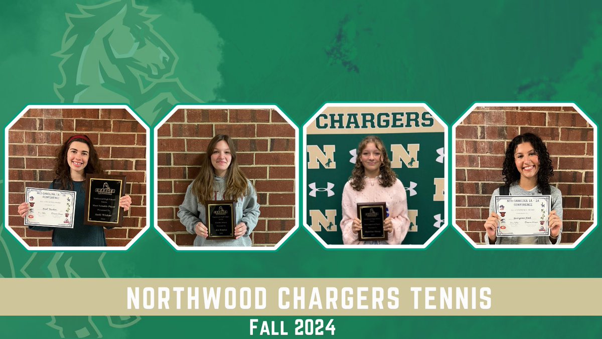 Congratulations to our tennis team award recipients! <a href="/NHSChargers/">Northwood Chargers</a> #ALLN