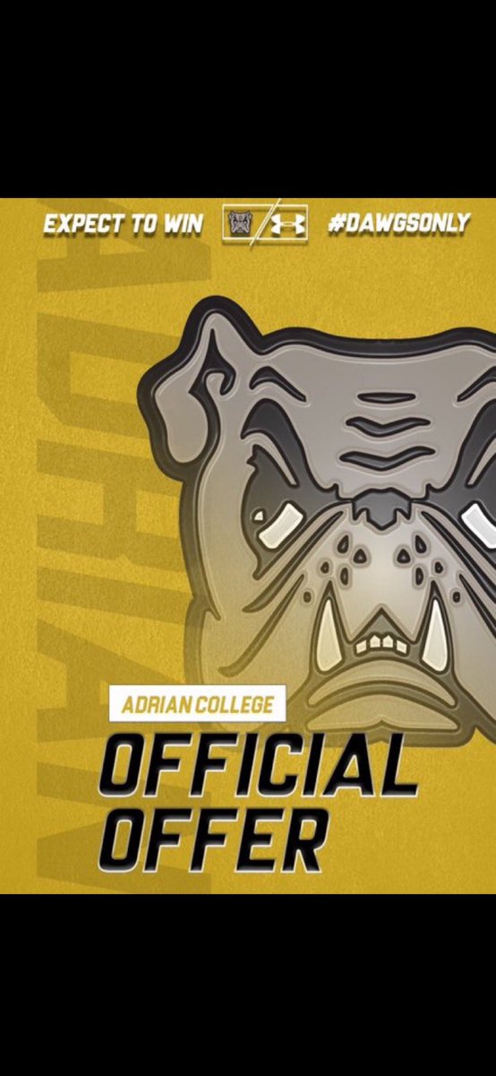 Blessed to receive an offer from Adrian college <a href="/Coach_Shiels/">Ron Shiels</a>
