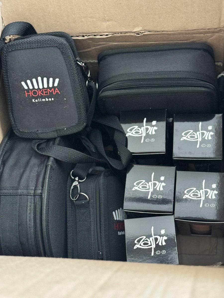 rachelnelsonCS's tweet photo. It’s a day of new babies for me, new mini handpan, chimes,kalimbas and sansula! Thanks to Spirit Handpans &amp; the ladies of Superbloom life for gifting me the pan &amp; We Play Well Together for sending new kalimbas, chimes and a sansula. 
I lost all my instruments in a 🔥in July https://t.co/73JNe5gqeL