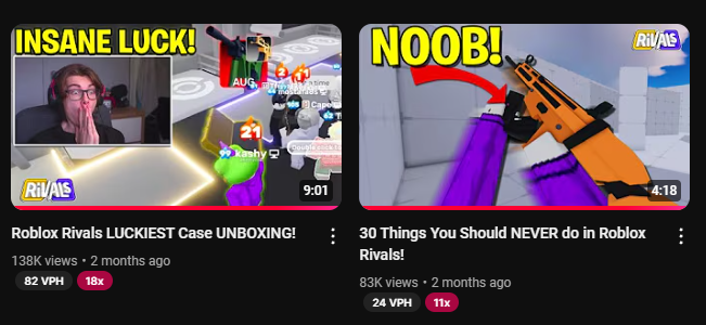 Hey <a href="/NosniyRBLX/">Nosniy ‌‌</a> &amp; <a href="/Sensei_RBX/">Sensei_RBX</a> 👋

I've been grinding Rivals content for 4 months across TikTok, YouTube, and Twitch, racking up millions of views. Every server I join, people recognize me and ask if I have a charm like Minibloxia. I would love to rep Rivals with my own charm!