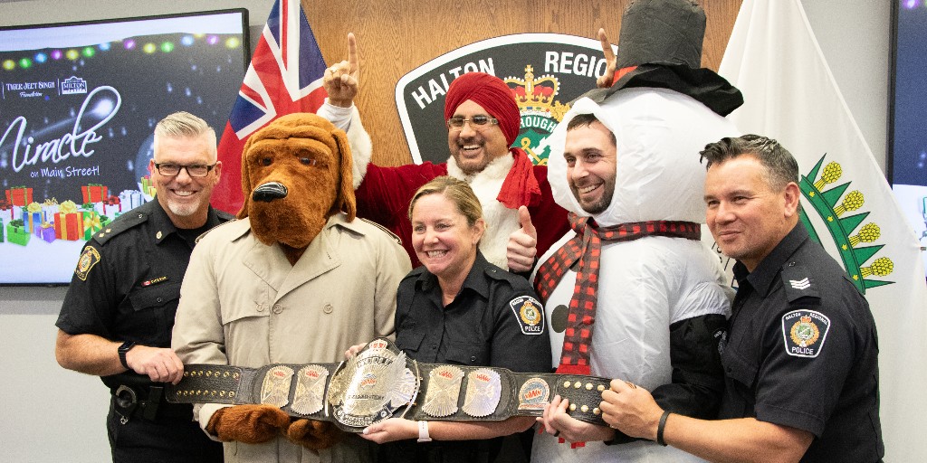 We are marking our SEVENTH year partnering with the <a href="/TigerSingh_Fdn/">Tiger Jeet Singh Fdn</a> to bring holiday magic to underserved families across Halton. Join us on Saturday December 7 in downtown Milton for another spectacular Miracle on Main event! 

Press release here: bit.ly/3Os4AWu