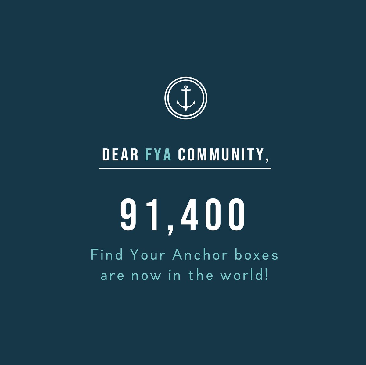 Find Your Anchor tweet media