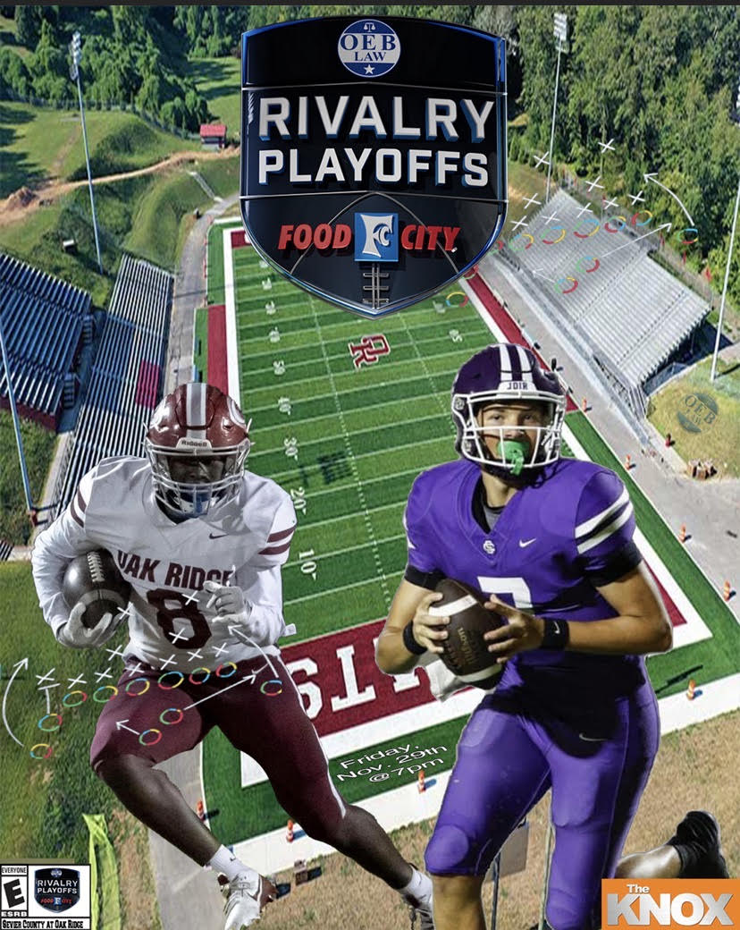 OebLaw's tweet photo. Who will be the 5A team that makes it to the State Championship. Oak Ridge will host Sevier County Smokey Bears. Our friends from @rivalrythursday will be there. Join us there, or on @theknoxtv Friday, Nov. 29th at 7pm. #OEBLaw #rivalry #playoffs #community @BBBTV12 @buckett21 https://t.co/1TFbYLm6HI