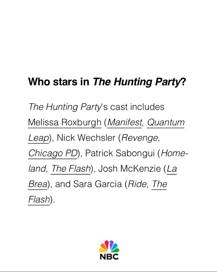 The Hunting Party tweet media