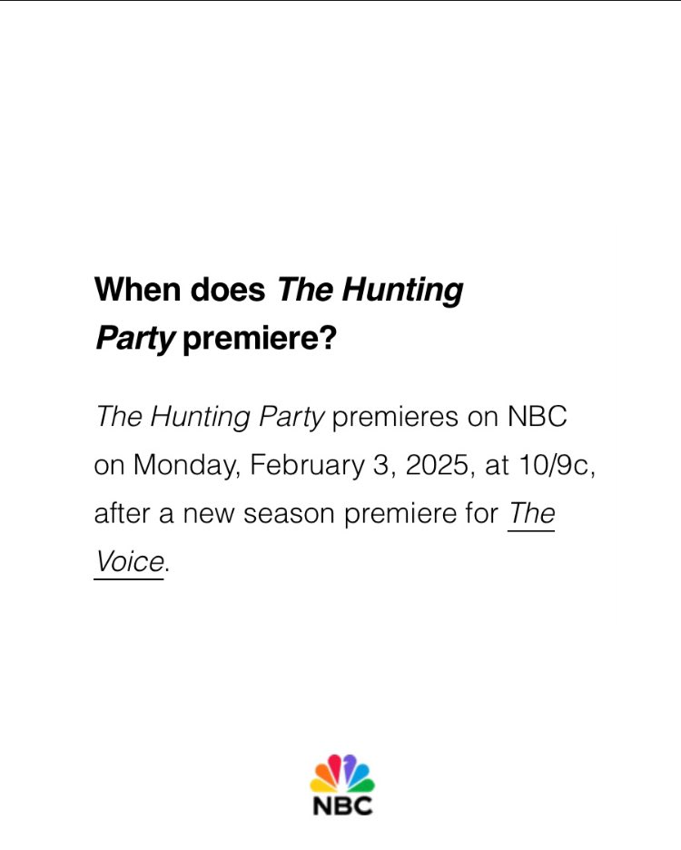 The Hunting Party tweet media