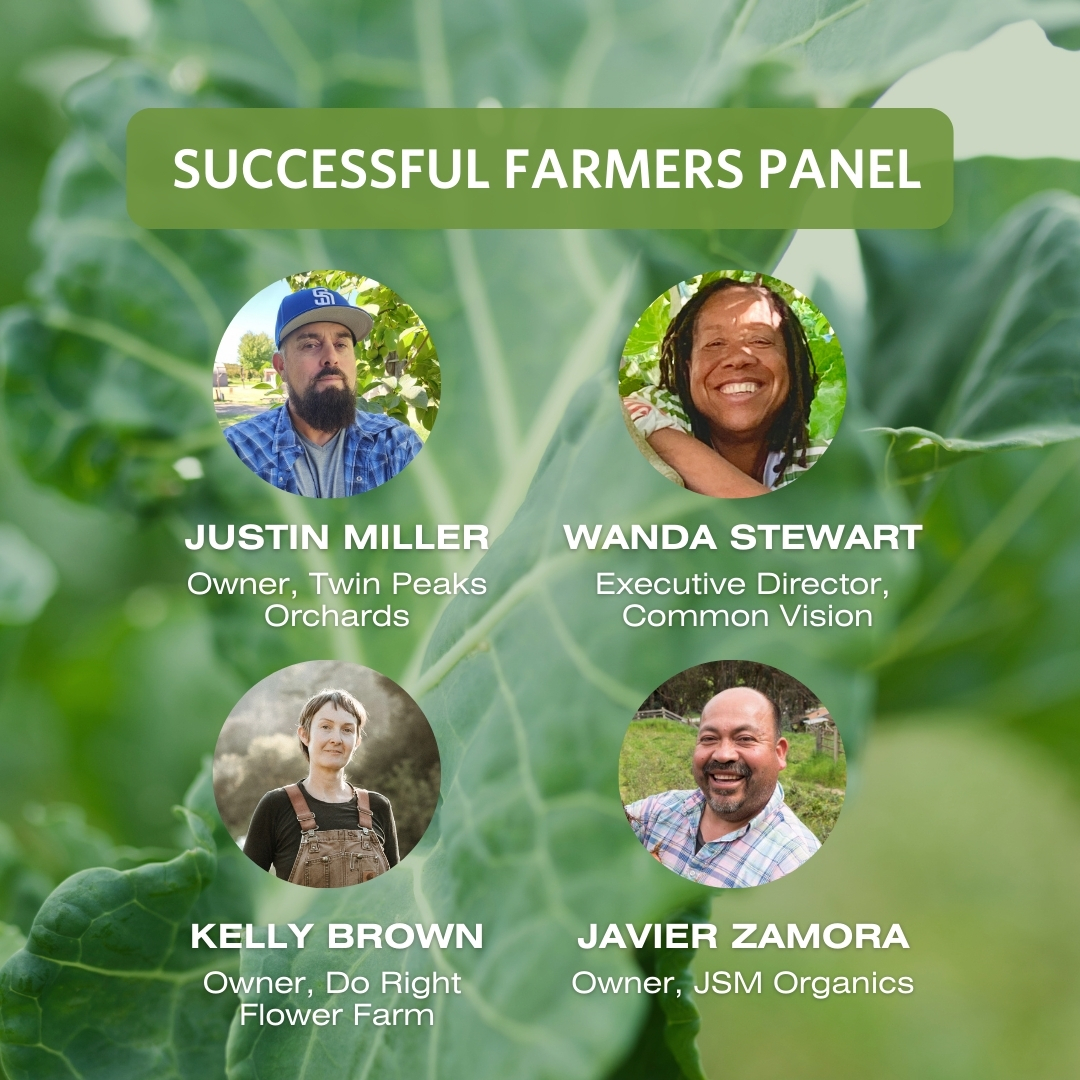 Join us for an inspiring Successful Farmers Panel on Friday, January 24, 2025, from 8:30–10:00 AM! Don’t miss this opportunity to learn from these incredible leaders in agriculture. Get your EcoFarm tickets today: eco-farm.org/keynotes #organicagriculture #farming #farmers