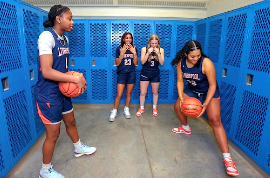 Media Day 📸 Shoot. Returning starting 4 looking to lead the Liverpool Girls Basketball Varsity Team to another Sectional Title and a  shot at a NYS Class AAA CHAMPIONSHIP.
