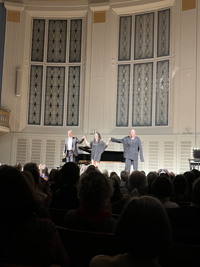 Full house for a great evening of Lars Eidinger, Anna Prohaska &amp; Eric Schneider with their Hamlet &amp; Ophelia program <a href="/Konzerthauswien/">Wiener Konzerthaus</a>