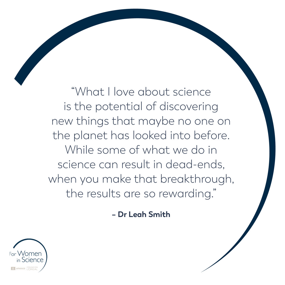 LOrealAustralia's tweet image. Inspiring words from 2024 #FWIS fellow Dr Leah Smith of @otago!