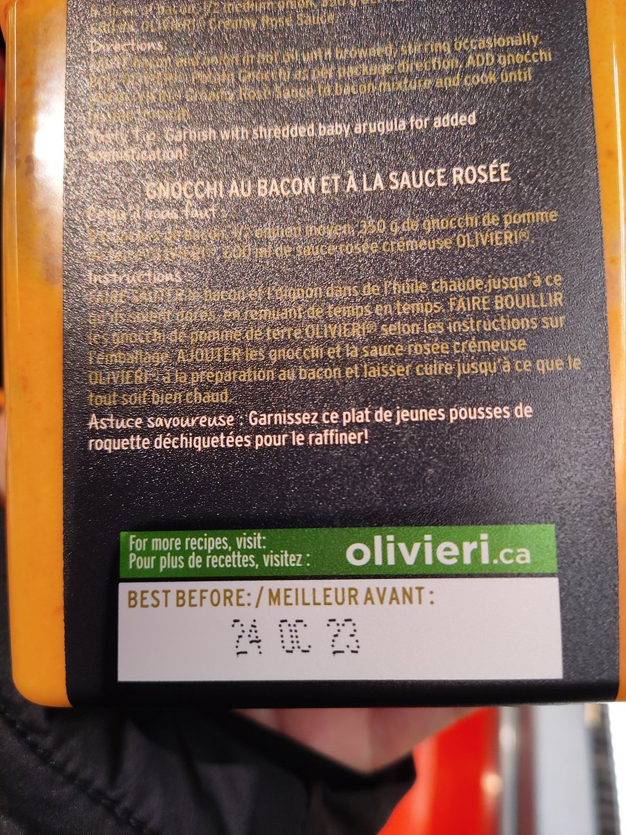 klynch21's tweet photo. @LoblawsON Found a shelf full of these pasta sauces a month past the best before date today. This shouldn't happen especially selling them at full price. Store didn't seem to care either. https://t.co/SSVYbPw7c3