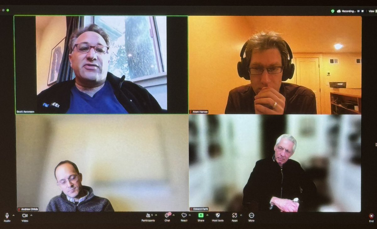 The panel discussion on the “future of quantum computing” at #qtml2024 features <a href="/quantum_aram/">Aram Harrow</a>, <a href="/andrewmchilds/">Andrew Childs</a>, Scott Aaronson, and Ed Farhi delivers a number of highly insightful points. To date, it is not so clear what #quantumcomputing can deliver for the the unstructured